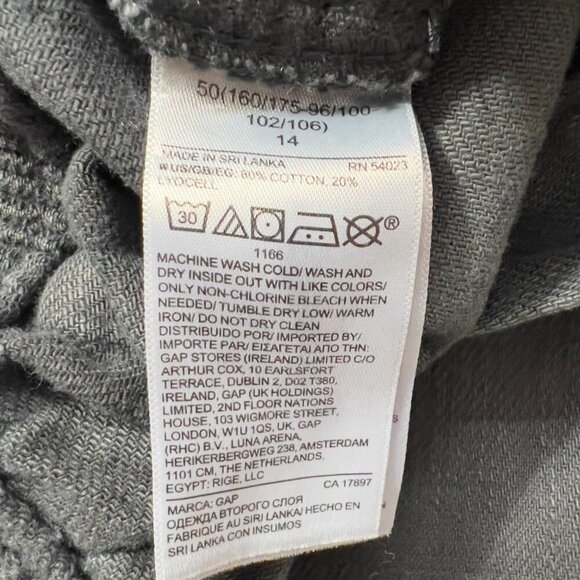 GAP Charcoal Gray Utility Jogger Pants Women's – Size 10 NWT - Picture 8 of 9